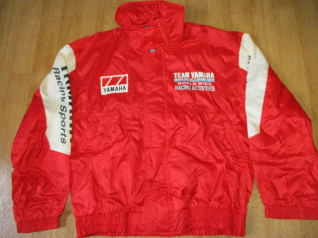 チームヤマハレーシング ビンテージ　サイズLL　ストロボ80年　ビッグロゴ　裏メッシュジャケット　極美中古 　RZTZ_画像4