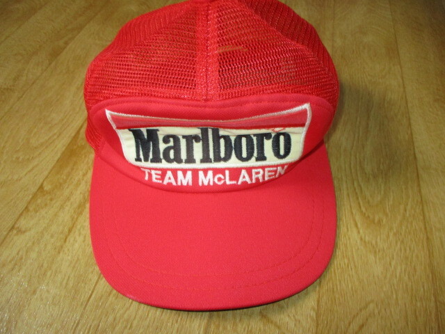Marlboro マルボロ・マクラーレン・F1・デカロゴ　キャップ・帽子 当時物 ビンテージ 新同美中古　ジャケット