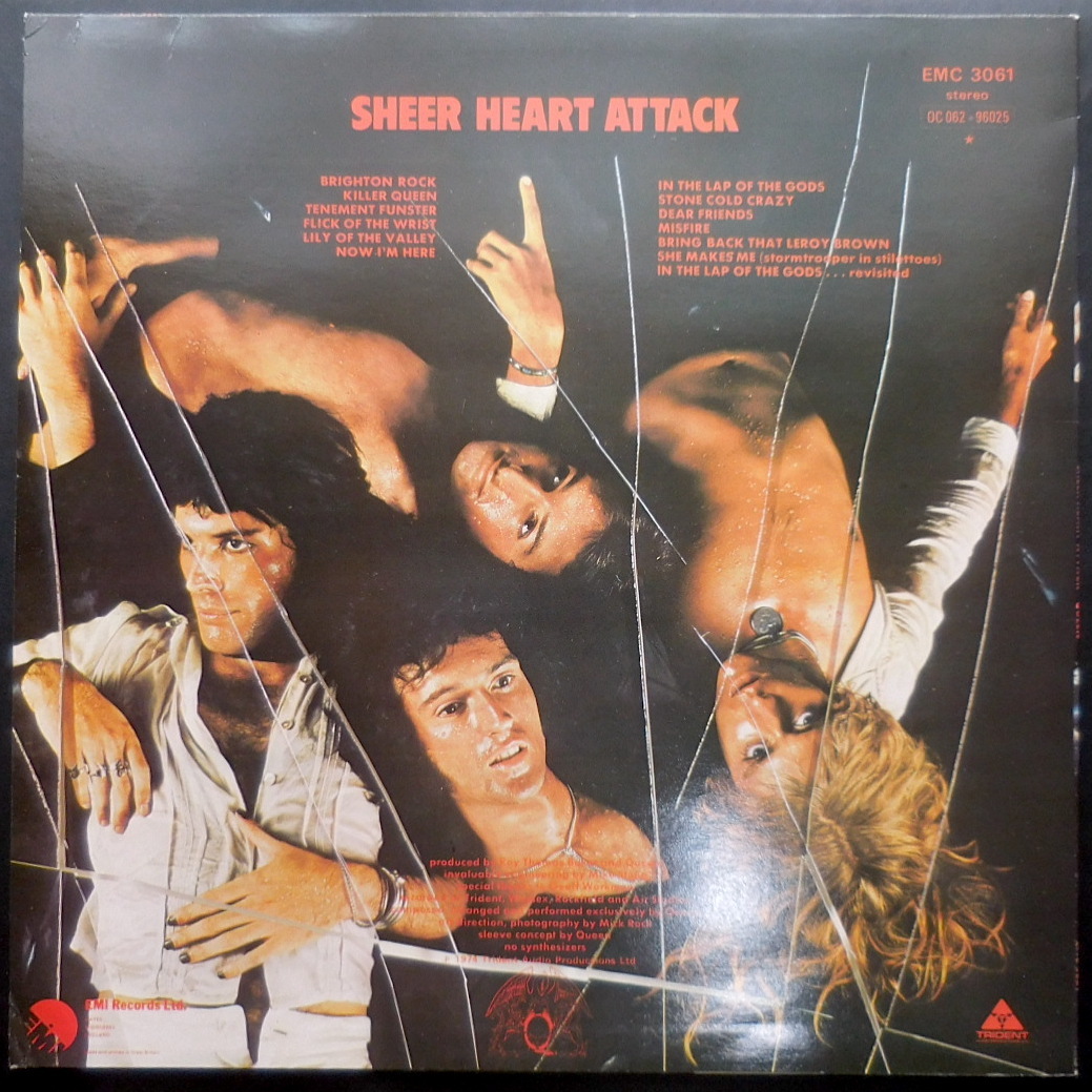 クイーン QUEEN／3rd SHEER HEART ATTACK シアー・ハート・アタック 英国EMIオリジナル盤！　極美盤！_画像3