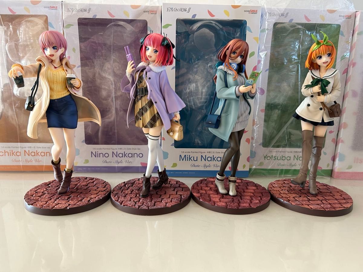 五等分の花嫁 date style ver フィギュア 一花 二乃 三玖 四葉 五等分の花嫁 date style ver フィギュア 一花 二乃 三玖 四葉