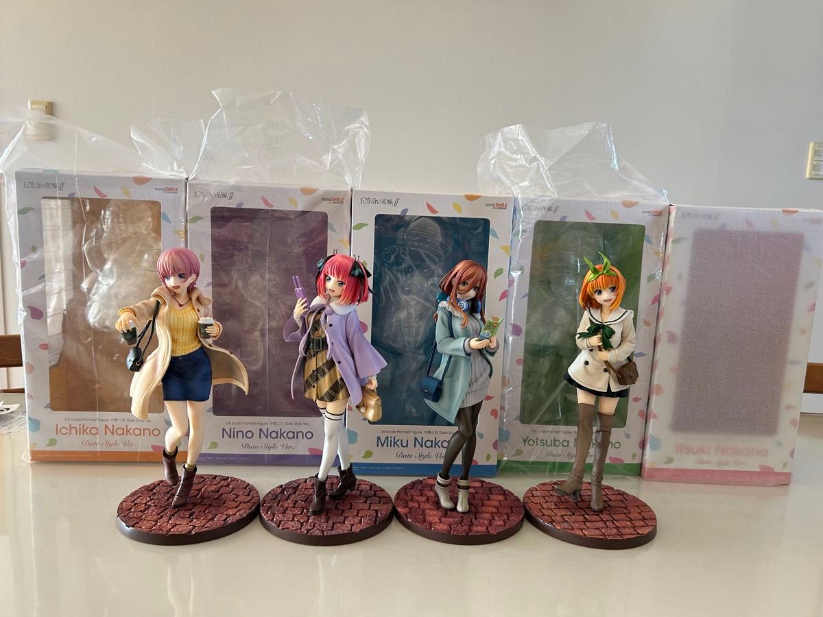 五等分の花嫁 date style ver フィギュア 一花 二乃 三玖 四葉 五等分の花嫁 date style ver フィギュア 一花 二乃 三玖 四葉