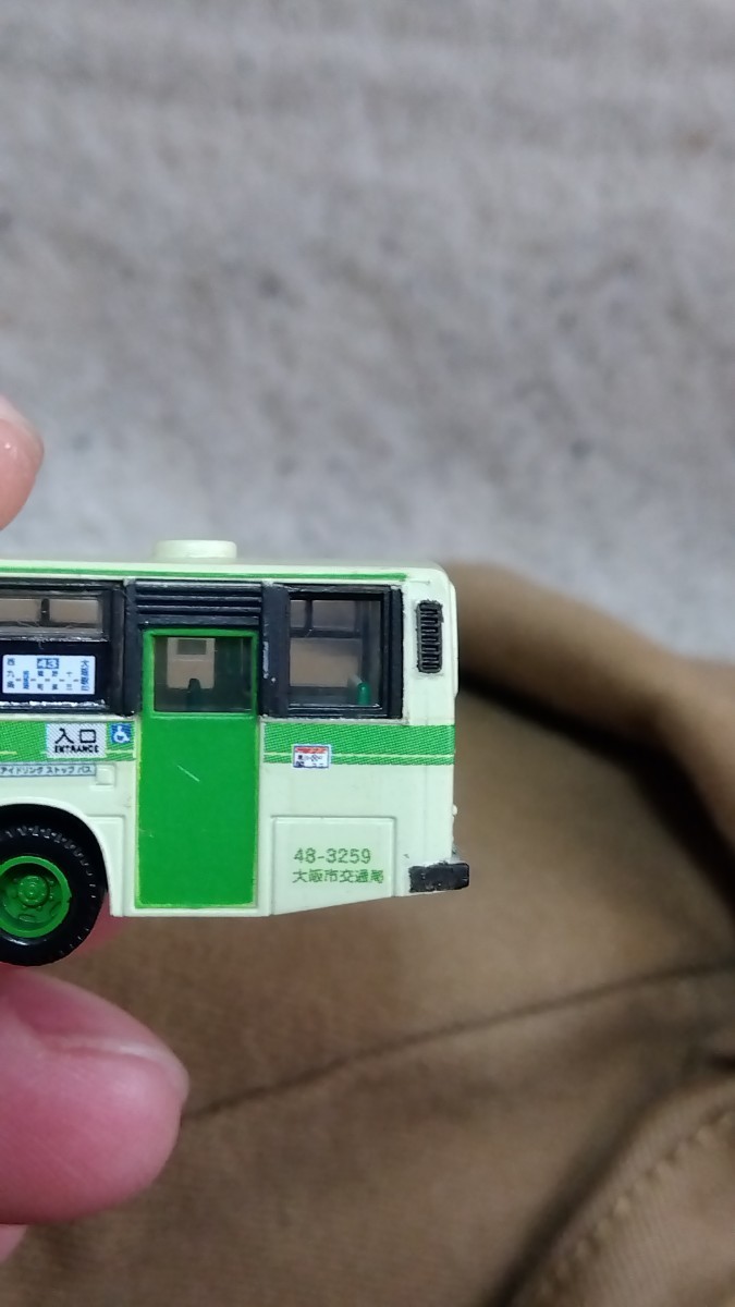 トミーテック　バスコレクション　大阪市交通局　開封済未使用品　初期キズあり　Nゲージストラクチャー_画像2
