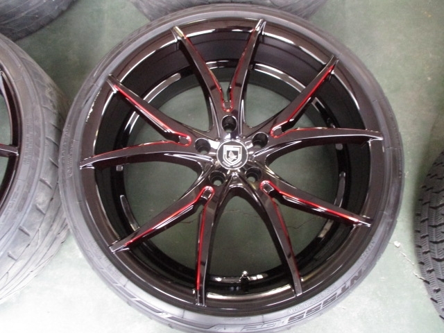 LUXURY　WHEELS　ELEGANTE　20×8.5J+35　20×10J+40　114.3/5H　タイヤは溝なし_画像3