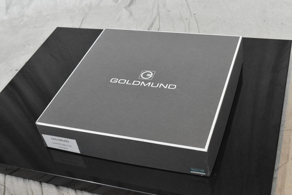 【送料無料!!】GOLDMUND LINEAL SP スピーカーケーブル 約2.5m + LSA-S1 ペア ゴールドムンド_画像6