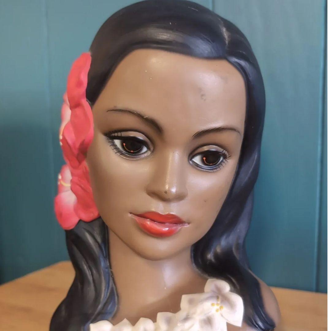 1950's Lego Hula Girl Bust / フラヘッド ハワイアン_画像5