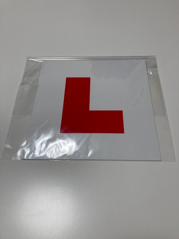 イギリス 英国 UK 自動車 初心者マーク L字マーク L-Plates 若葉マーク マグネットタイプ Learner 仮免許の画像4