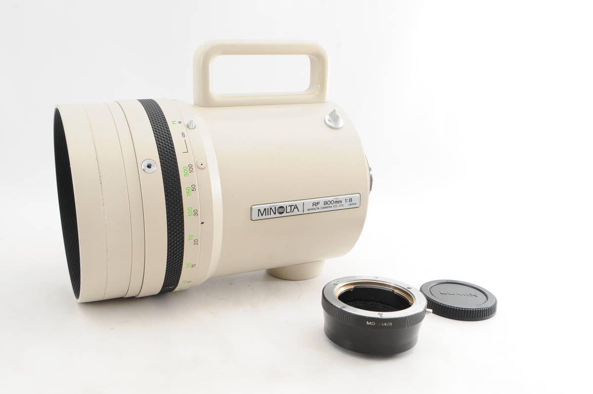 ★希少・美品★ MINOLTA ミノルタ RF 800mm f8 ★清潔感溢れる綺麗な外観！カビ・クモリのない透き通る光学! 全ての動作確認済! 完動品！_画像10