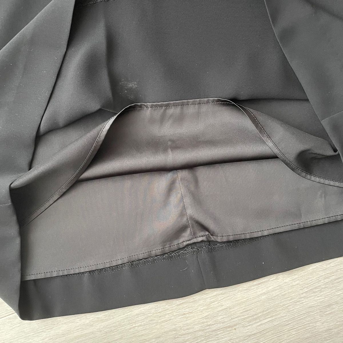 【美品】BLISSPOINT フォーマルワンピース ブラック 黒 半袖 ドレス   ワンピース ミニ ネイビー セレモニー