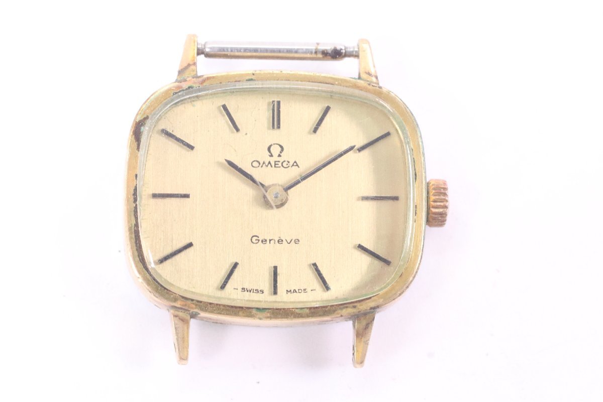 【ジャンク品】OMEGA オメガ Geneve ジュネーブ 511.413 Cal.625 手巻き 腕時計 フェイスのみ アンティーク 2115-N_画像1