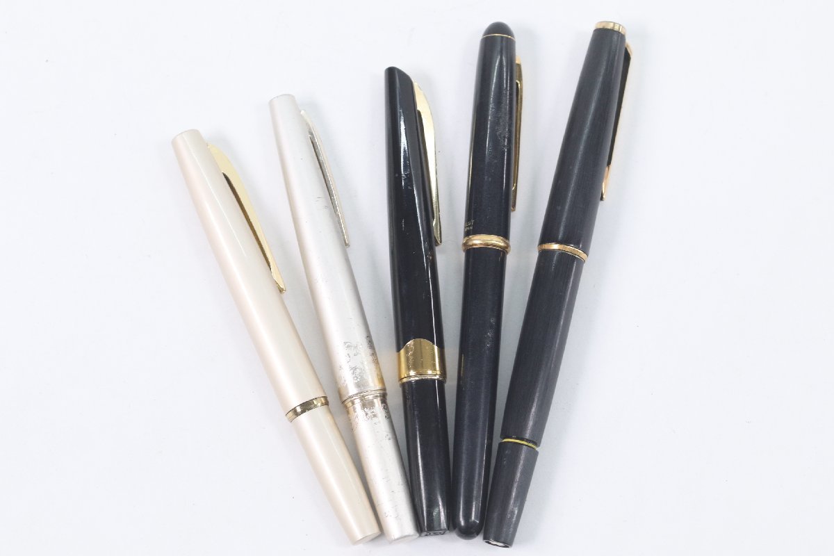 【16点】 MONTBLANC PILOT PARKER PLATINUM 等 万年筆 ボールペン シャーペン ペン先 21K 18K 文具 筆記用具 2254-B_画像7