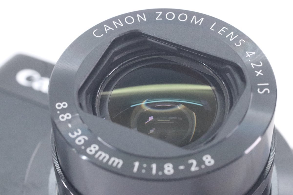 CANON キャノン PowerShot G7X PC2155 ブラック 8.8-36.8mm F1.8-2.8 コンパクト デジタルカメラ 43239-Y_画像9