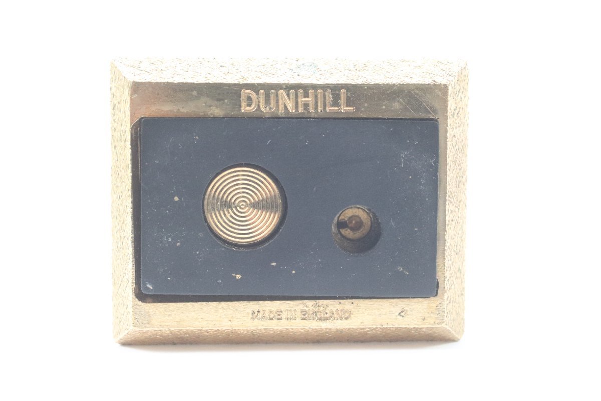 Dunhill ダンヒル ガスライター ゴールドカラー 喫煙具 喫煙グッズ 卓上ライター 火花OK 2440-B_画像6