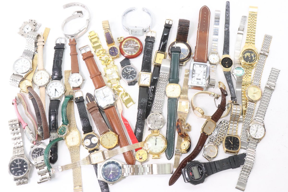 【300点以上】SEIKO セイコー CITIZEN シチズン CASIO カシオ 等 ブランド色々 腕時計 懐中時計 メンズ レディース 大量まとめ売り 2637-N_画像2