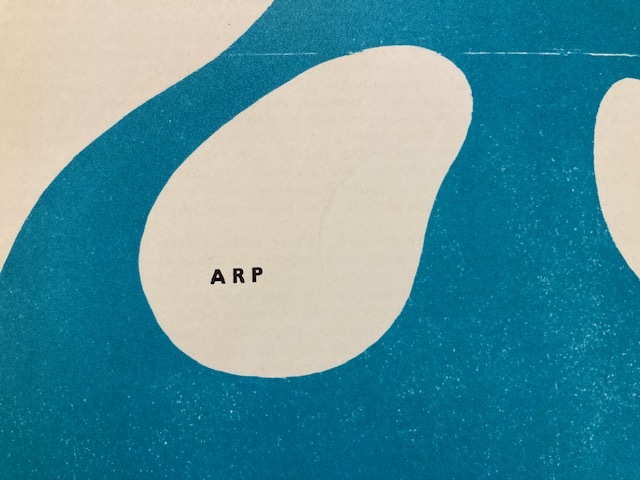 【特価】　≪ 　 ジャン　アルプ 　≫　　　ORIGINAL WOODCUT 【木版画】 I　　 1950年 　 　 JEAN ARP 　 　DERRIERE　LE　MIROIR_画像3