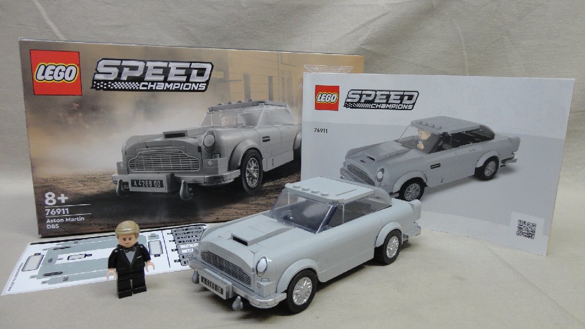 LEGO 76911 アストンマーティン 007 SPEED CHAMPIONS 開封 組済 レゴ ジェームズ・ボンド アストンマーチン_画像1