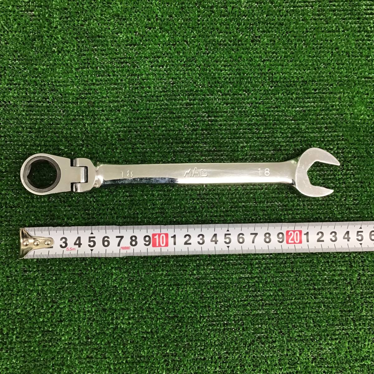 【現状品】 マックツール/MACTOOLS フレックスラチェットコンビレンチ RWF618MM ■代引き・店頭受取対応■_画像1