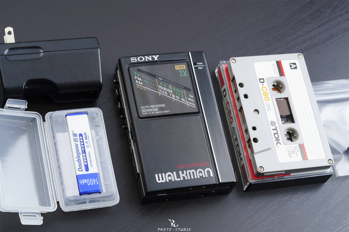 新品級丨SONY WALKMAN 高級モデル カセットウォークマン WM-F404 整備品_画像1