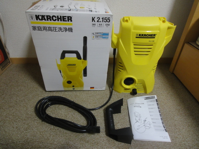 ◎ ケルヒャー 高圧洗浄機 K2.155 本体のみ ネジ仕様 未使用品 ◎ K2 K2.180 K2.200 K2.250 K2.255 K2.300 K2.360 K2.400 JTK25 JTK28 JTK_画像1