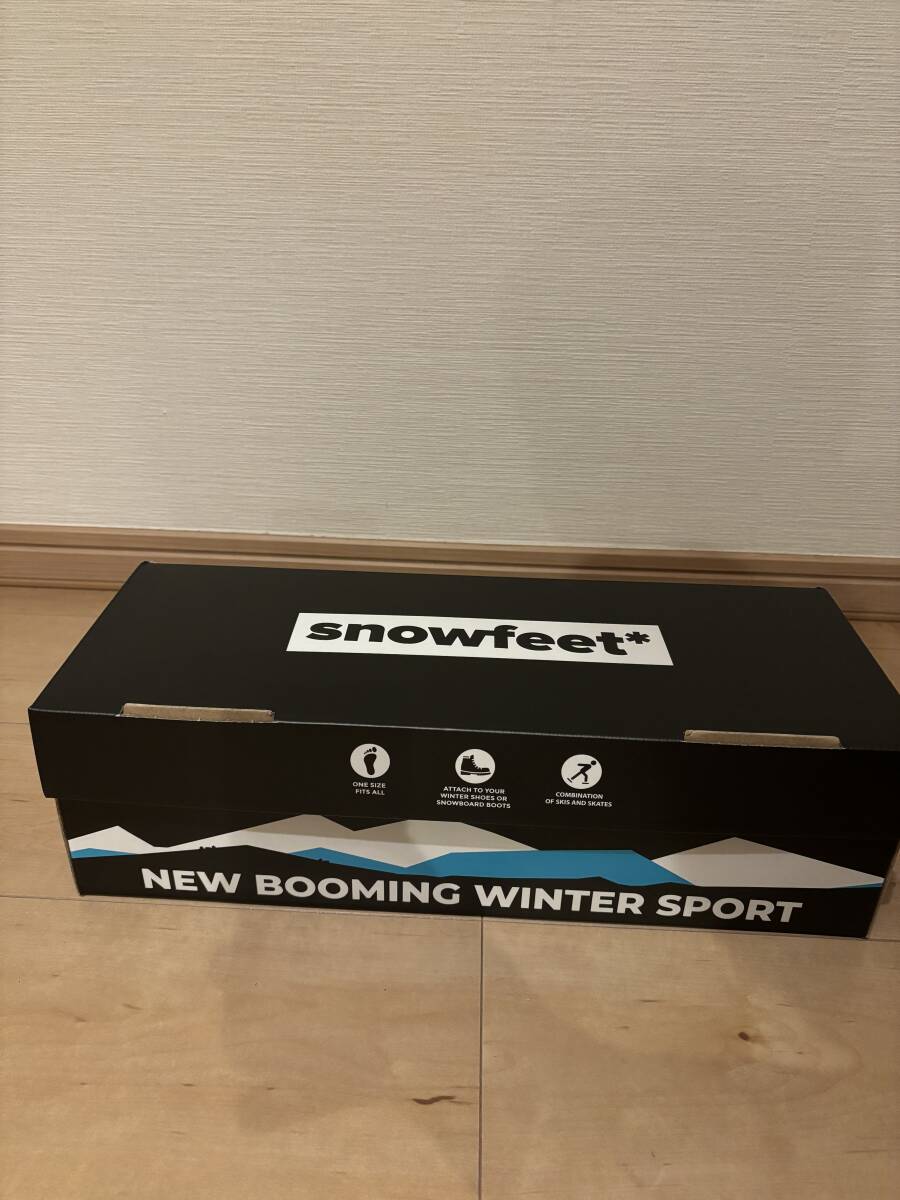 snow feet Ⅱ2 スノボウェア板ショートスキーsnowblades_箱の状態もとてもきれい