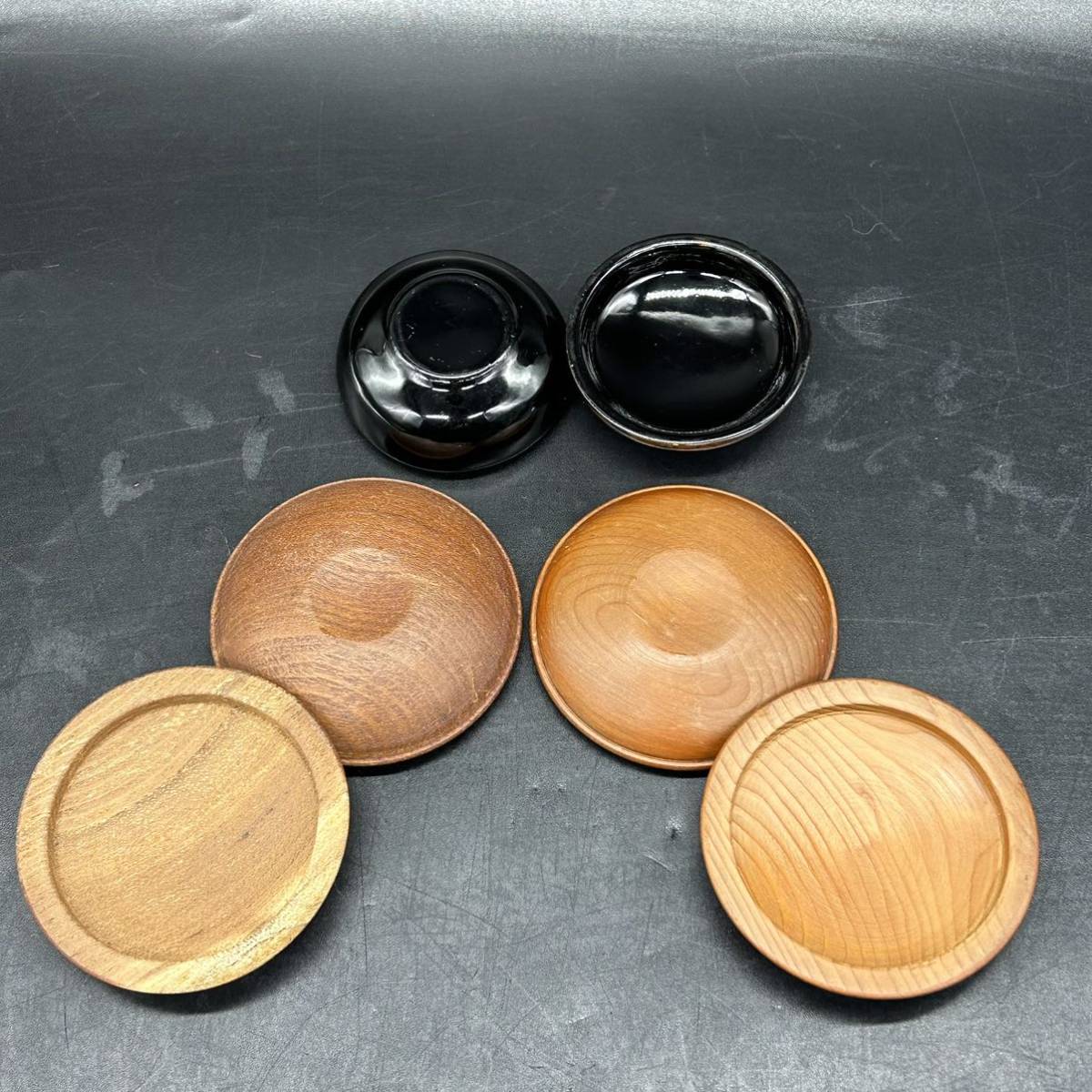 香合3個まとめ 携帯にも便利な香合 御香入れ 木製 漆器 茶道具 香道具 L18-4の画像4