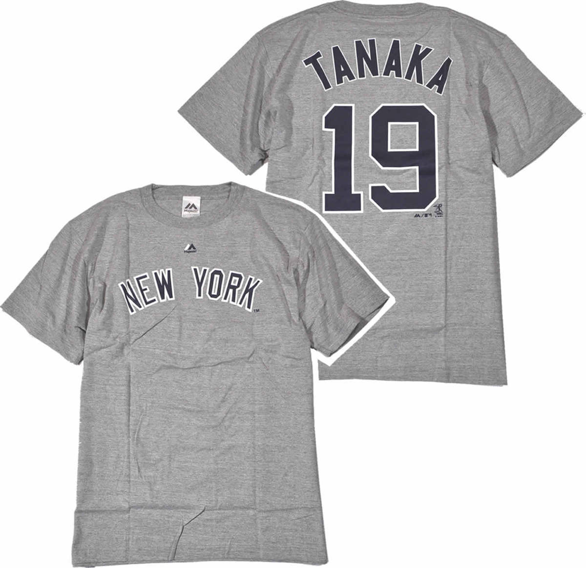 TANAKA(田中将大) 子供 Ｔシャツ 半袖 ヤンキース MM08NYK0019 gry1灰 150サイズ_画像1