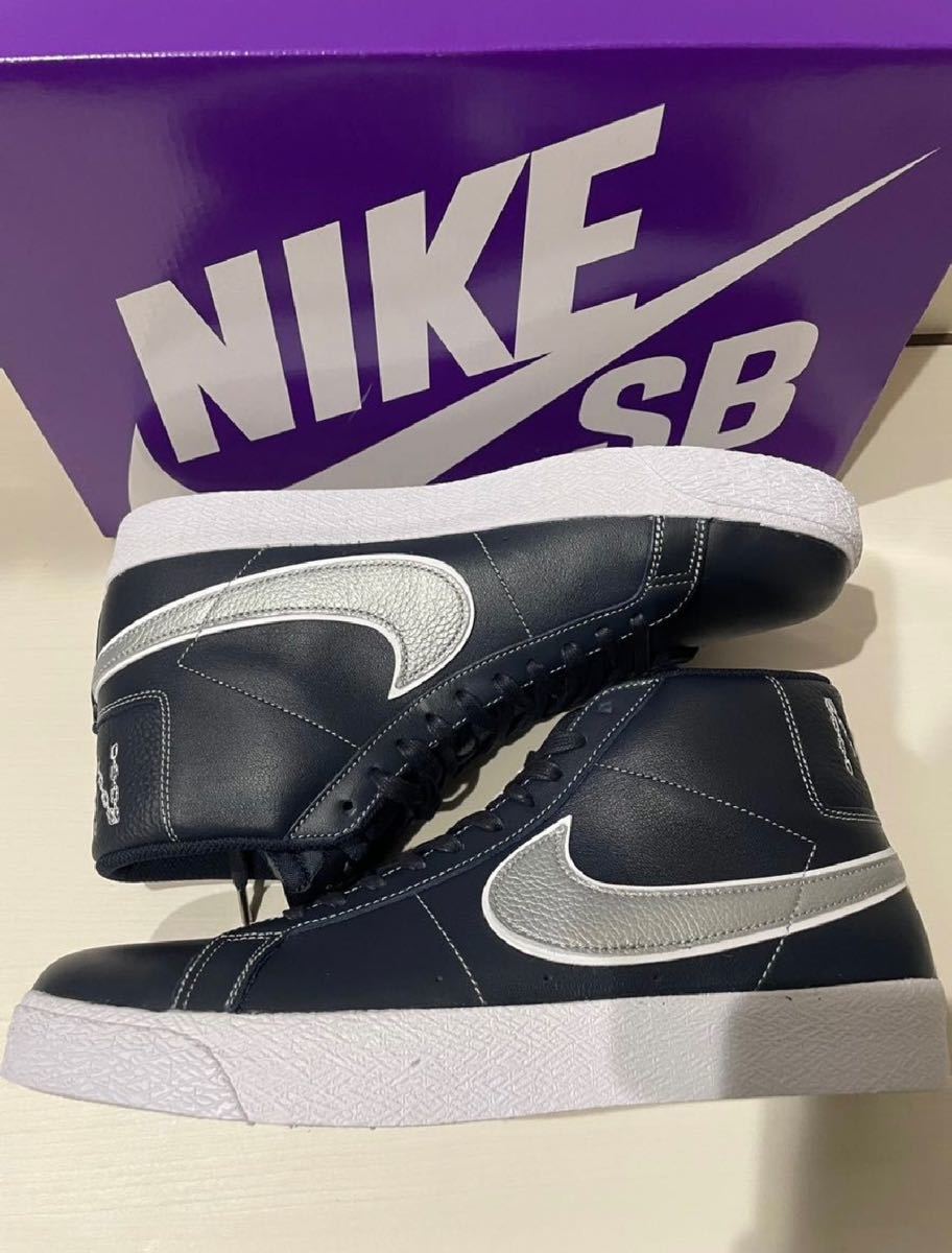 Mason Silva × Nike SB Zoom Blazer Mid Dark Obsidian and Metallic Silver ブレザー　ブラック _画像1