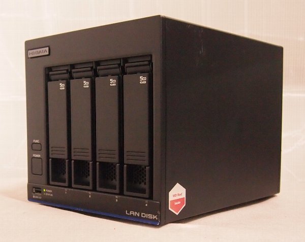 NoT425☆I・O DATA LANDISK 4ベイNAS HDL4-X2 HDD&AC欠損ジャンク! Bios確認済/Celeron N3010 1.04GHz/メモリ2GB/メンテ可能な方に☆