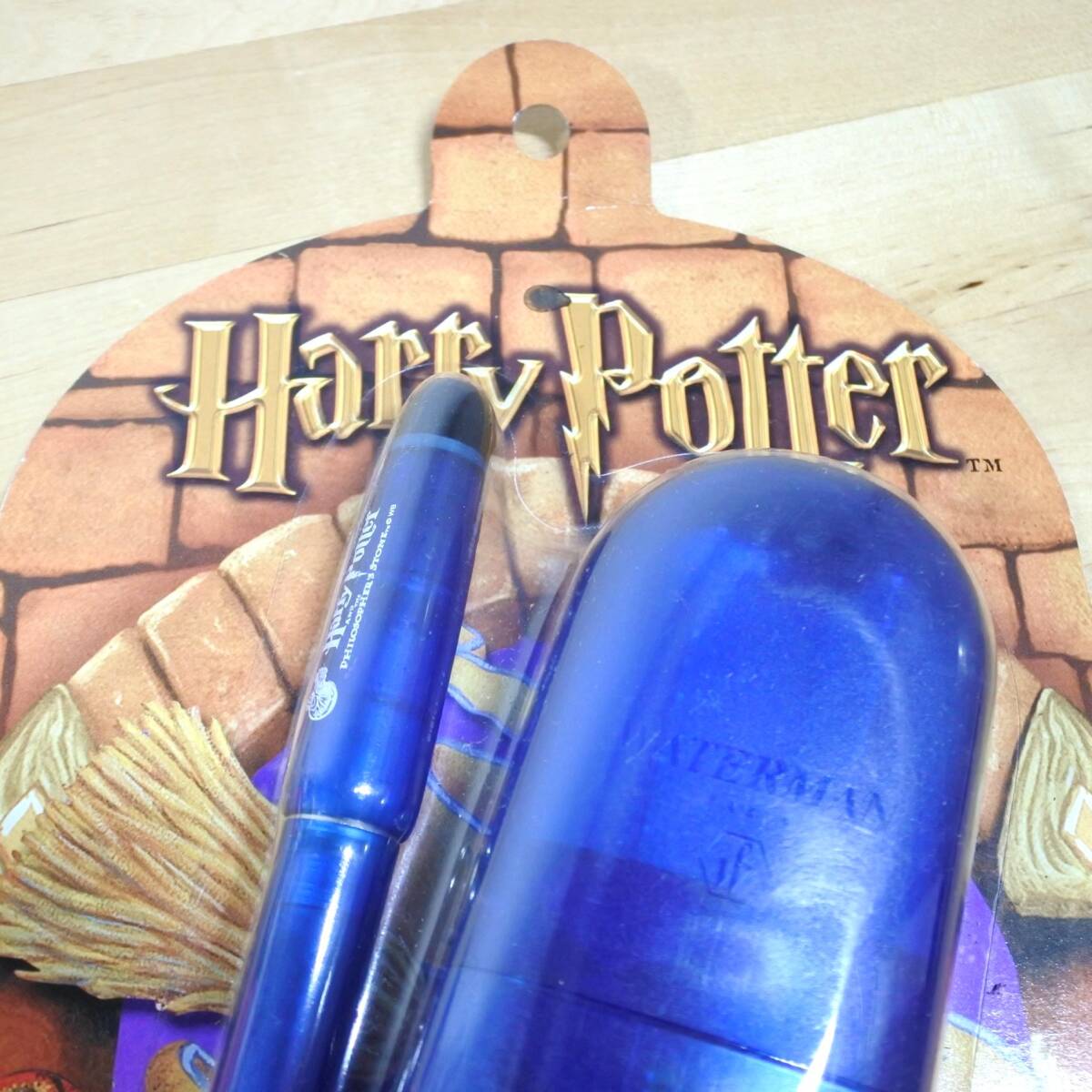 未使用 未開封 ハリーポッター Harry Potter ウォーターマン クルトゥール・ライト・ソフト HPボールペン ブルー_画像4