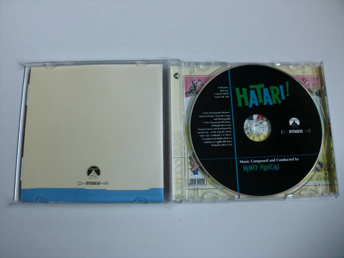 ヘンリー・マンシーニ「 ハタリ!」OST 32曲 INTORADA輸入盤の画像3