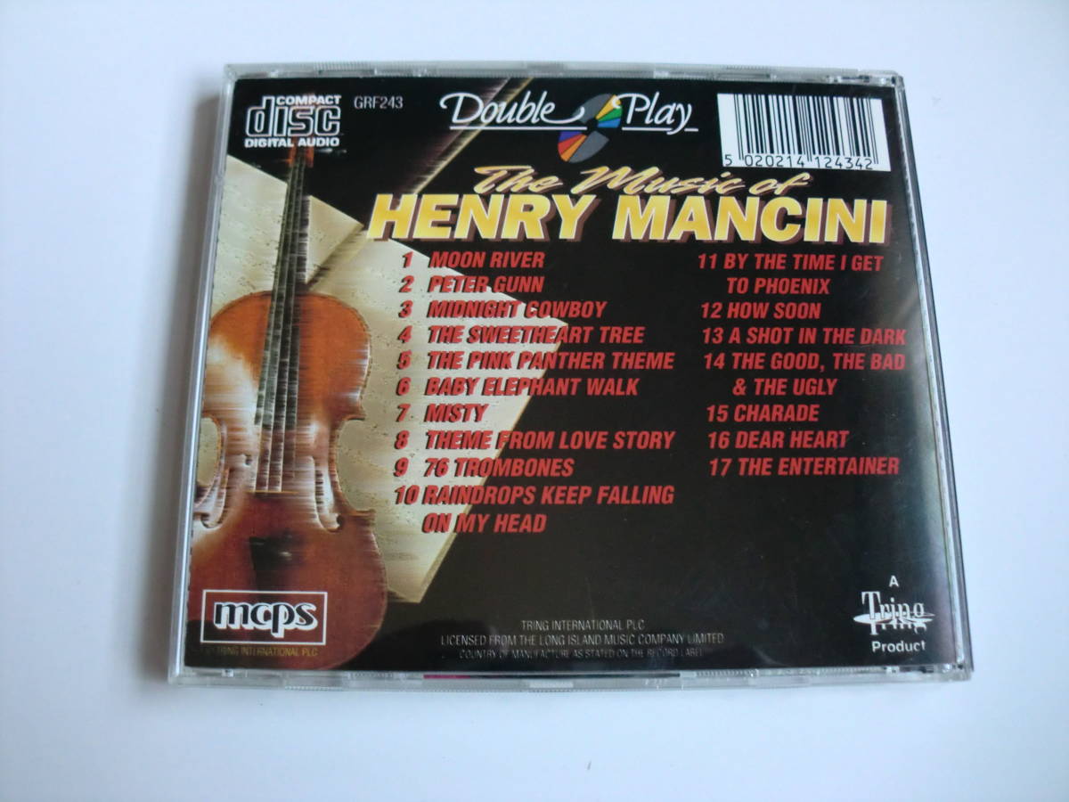 ヘンリー・マンシーニ「THE MUSIC OF HENRY MANCINI」　ヘンリー・マンシーニ・オーケストラ　17番　輸入盤_画像2