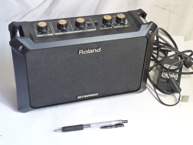 Roland ローランド ステレオ MOBILE AC ギターアンプ ◆純正ＡＣアダプター/モバイルステレオアンプ