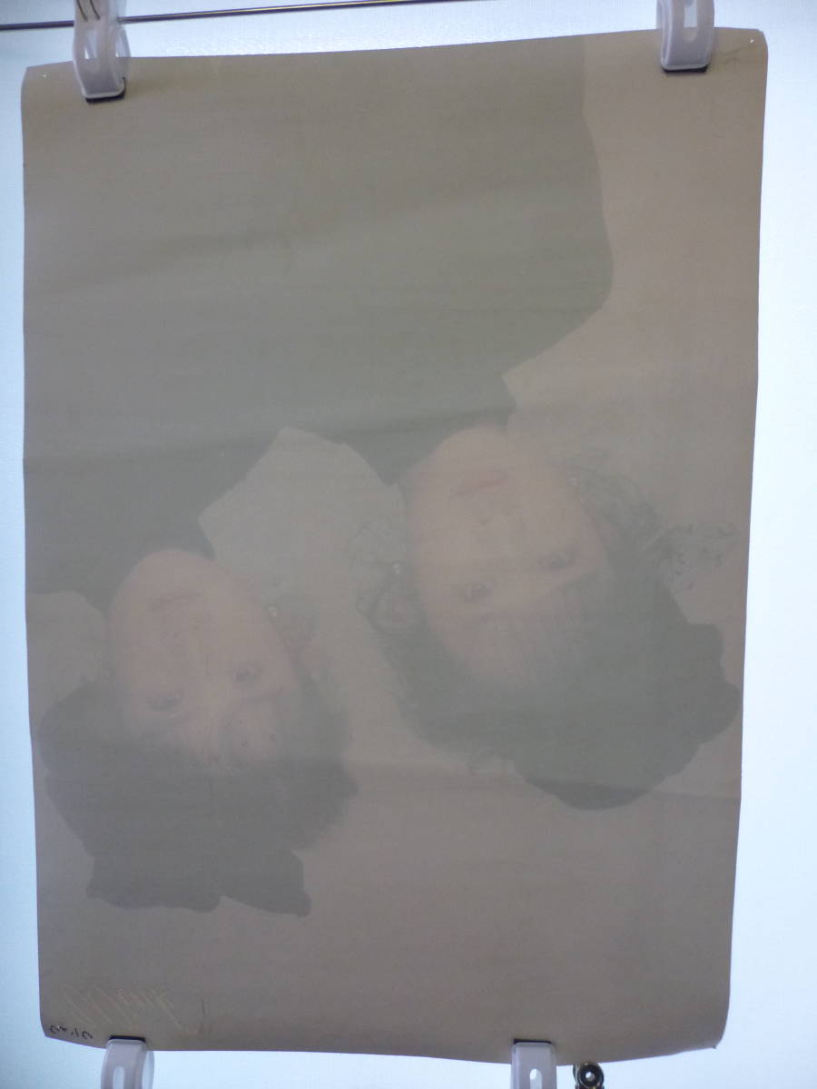 @ б/у подлинная вещь retro идол постер размер B2u чернила Wink Aida Shoko Suzuki Sachiko управление 1