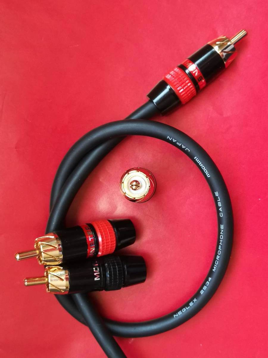 !! Monster Cable original work for high grade RCA plug ⑧!!