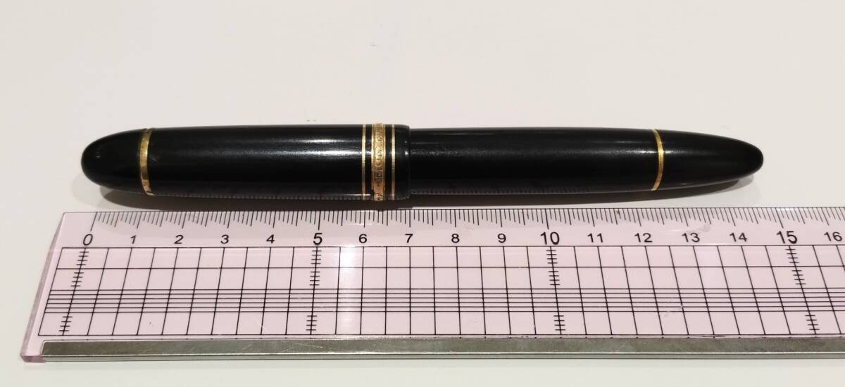 (SM1300) 1円～ 18K MONTBLANC モンブラン 万年筆 マイスターシュテュック №149 ペン先18K/750 筆記用具 ※筆記未確認 _画像9