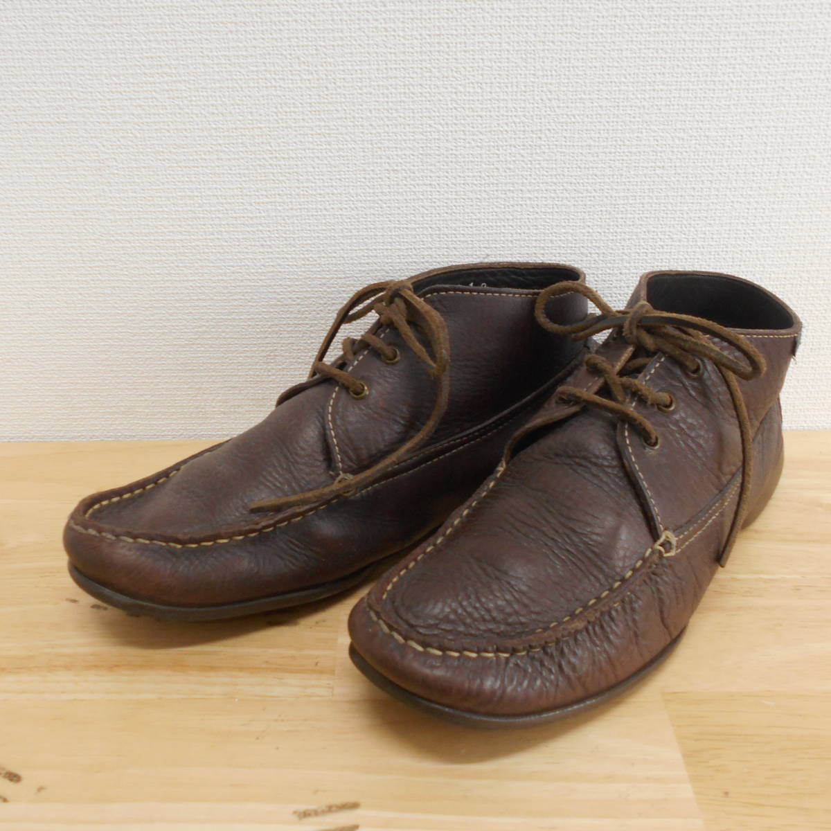 Paraboot パラブーツ 0601 チャッカブーツ レザー シューズ 8 10080586_画像1