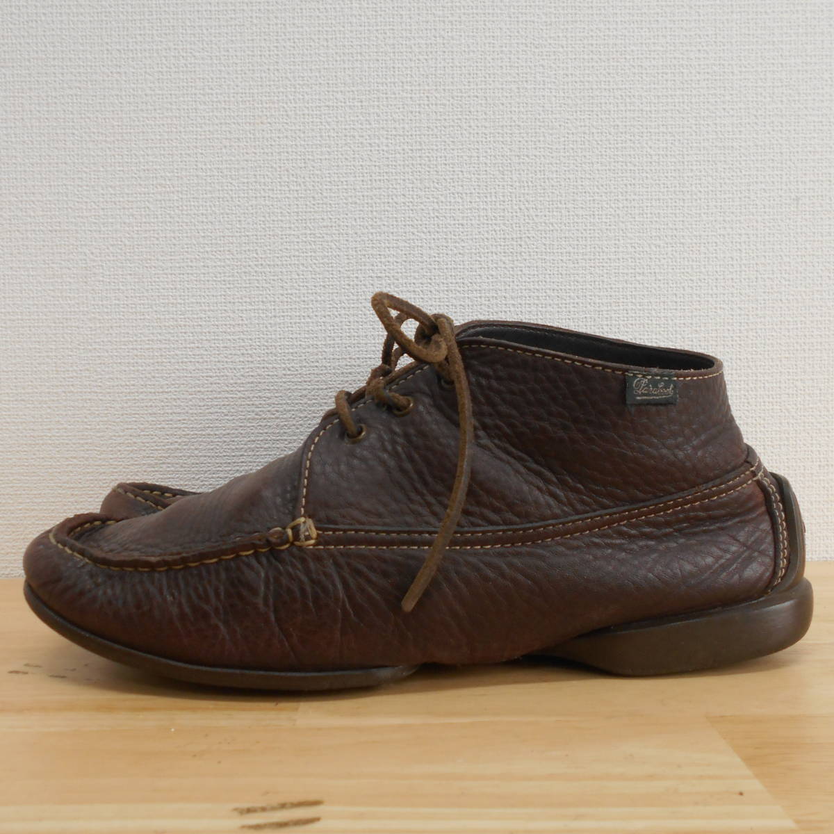 Paraboot パラブーツ 0601 チャッカブーツ レザー シューズ 8 10080586_画像3