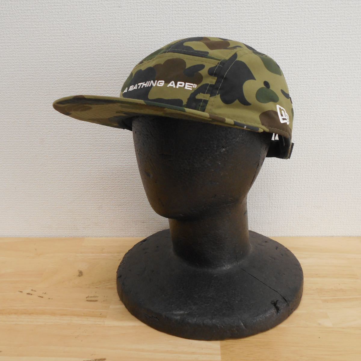 A BATHING APE × NEW ERA アベイシングエイプ ニューエラ 001CPH301015X キャップ 帽子 迷彩 カモ ロゴ ナイロン F 10114435