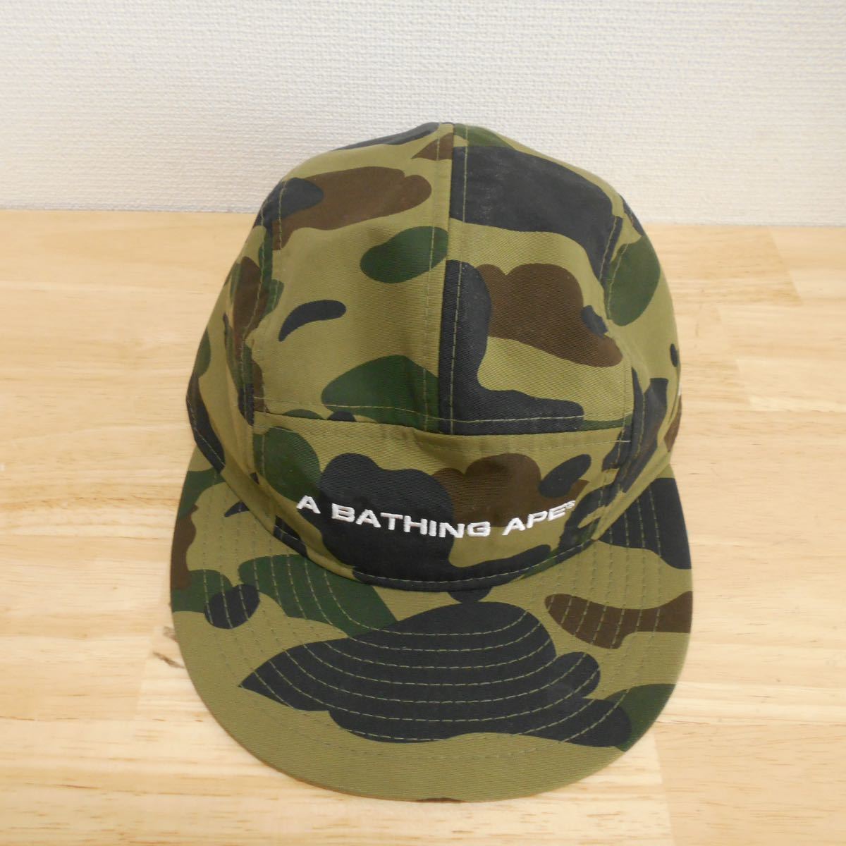 A BATHING APE × NEW ERA アベイシングエイプ ニューエラ 001CPH301015X キャップ 帽子 迷彩 カモ ロゴ ナイロン F 10114435_画像6