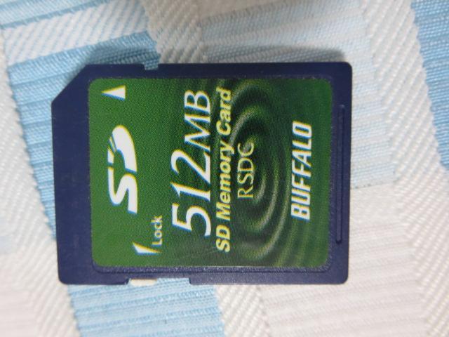 BUFFALO SD memory card RSDC 512MB