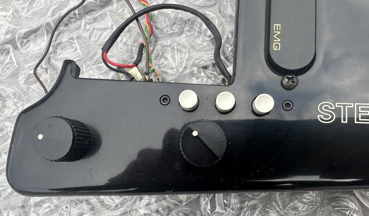 STEINBERGER スタインバーガー GL-3 FACE PLATE EMG フェイスプレート 電気系統アッセンブリー付き ピックアップはジャンクとして_画像4