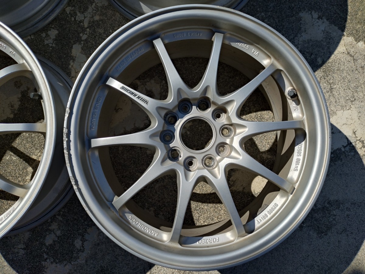 RAYS VOLK RACING CE28N 17インチ7.5J 5穴 PCD114.3 +50 4本 レイズ ボルクレーシング_画像5