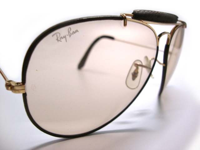 Vintage B&L RayBan OUTDOORSMAN 2 レザーズLeathersチェンジャブル調光Changeableボシュロム62mmゴールドUSAアウトドアーズマンⅡアメリカ_画像9