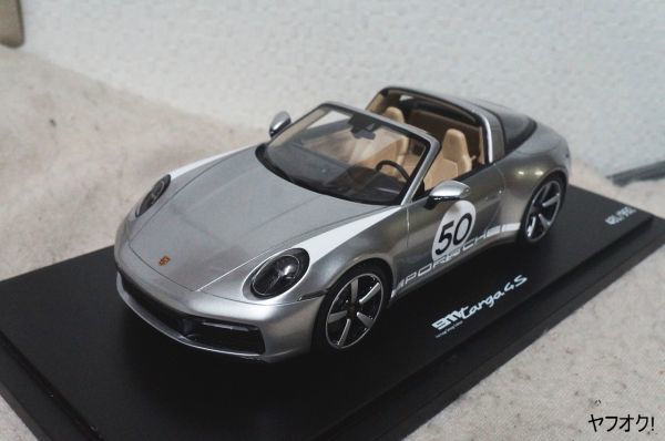 流行り の ブランド 4S タルガ 911 ポルシェ 1/18 その他 ケース付き ミニカー 乗用車