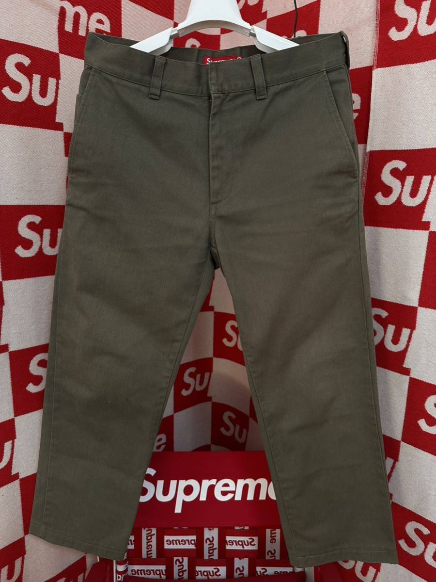 Supreme Work Pant khaki ワークパンツ チノパンツ Chino チノ シュプリーム _画像1