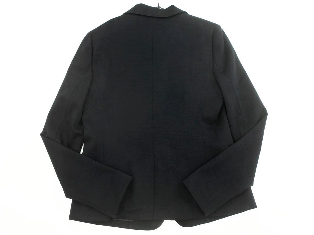 iCB I si- Be wool . tailored jacket size40/ black *# * eba5 lady's 