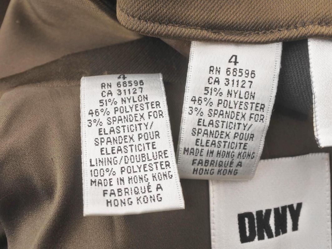DKNY ダナキャランニューヨーク セットアップ ジャケット パンツ スーツ size4/ブラウン ◇■ ☆ eba7 レディースの画像10