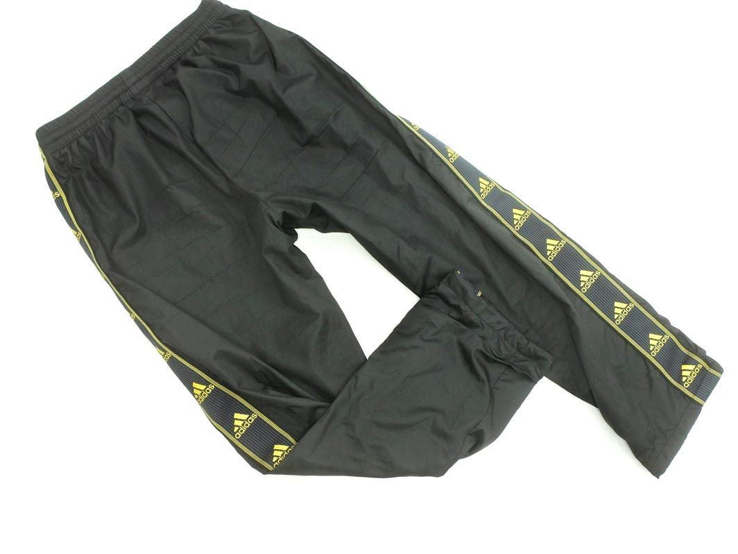 adidas Adidas жакет брюки выставить sizeL/ чёрный x желтый *# * eba5 мужской 