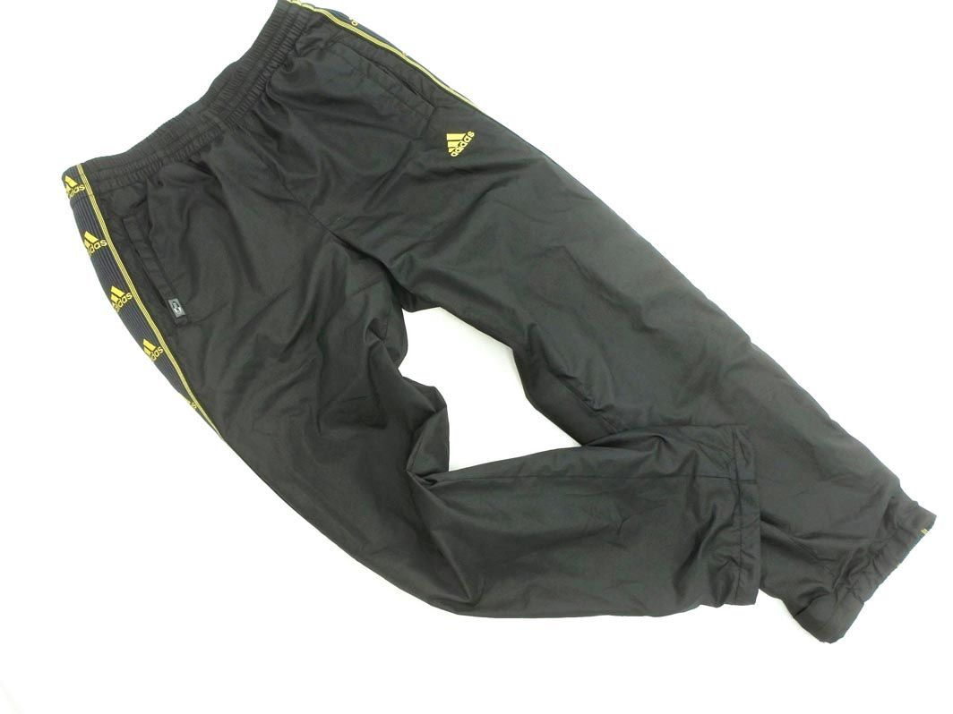 adidas Adidas жакет брюки выставить sizeL/ чёрный x желтый *# * eba5 мужской 
