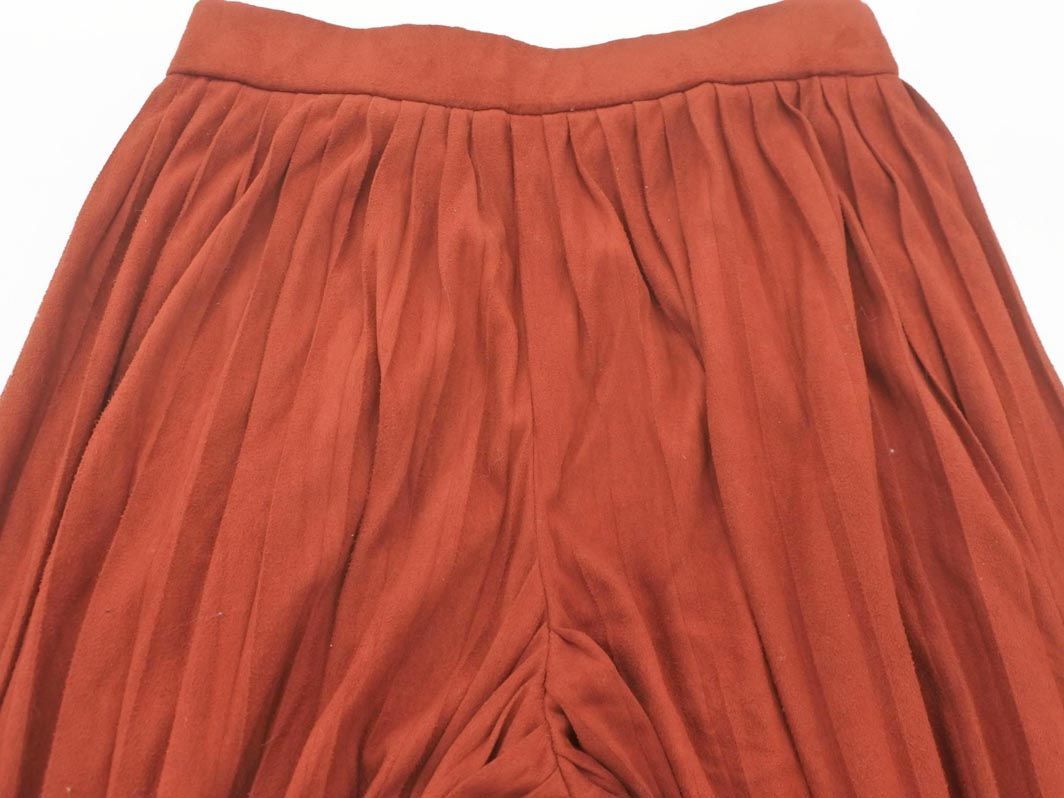  Mayson Grey suede style pleat gaucho pants size1/ red *# * eba9 lady's 