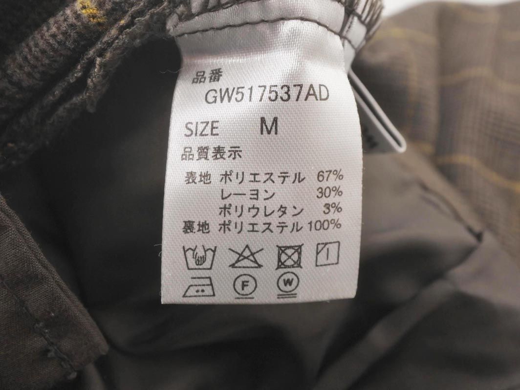 GLOBAL WORK グローバルワーク チェック ワイド パンツ sizeM/茶 ◇■ ☆ eba9 レディース_画像5